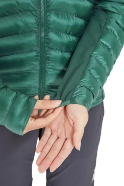 Insulated Jackets-Rab Womens Cirrus Flex Jacket - Eucalyptus-Green Slate