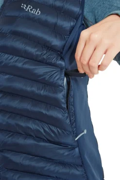 Vests & Gilets-Rab Womens Cirrus Flex Vest - Tempest Blue