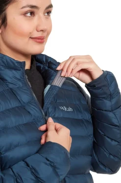 Insulated Jackets-Rab Womens Cirrus Jacket - Tempest Blue