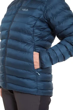 Insulated Jackets-Rab Womens Cirrus Jacket - Tempest Blue