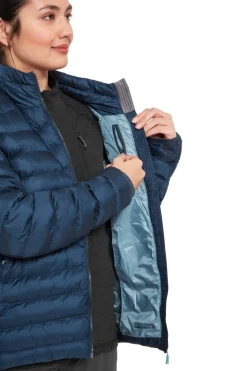 Insulated Jackets-Rab Womens Cirrus Jacket - Tempest Blue