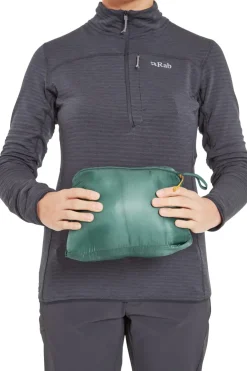 Insulated Jackets-Rab Womens Cirrus Ultra Hoody - Green Slate-Eucalyptus