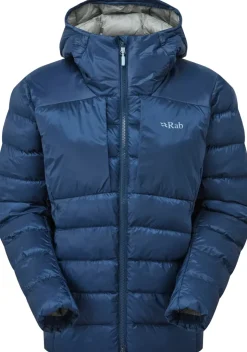 Insulated Jackets-Rab Womens Cirrus Ultra Hoody - Tempest Blue