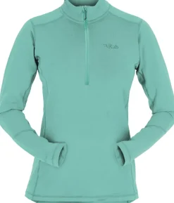 T-Shirts & Baselayers-Rab Womens Conduit Pull-On - Glacier Blue
