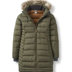 Casual Jackets-Rab Womens Deep Cover Parka - Army