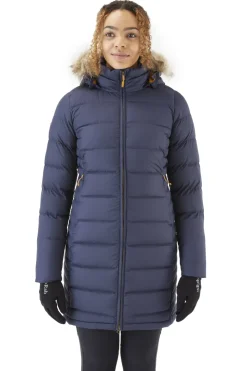 Casual Jackets-Rab Womens Deep Cover Parka - Deep Denim
