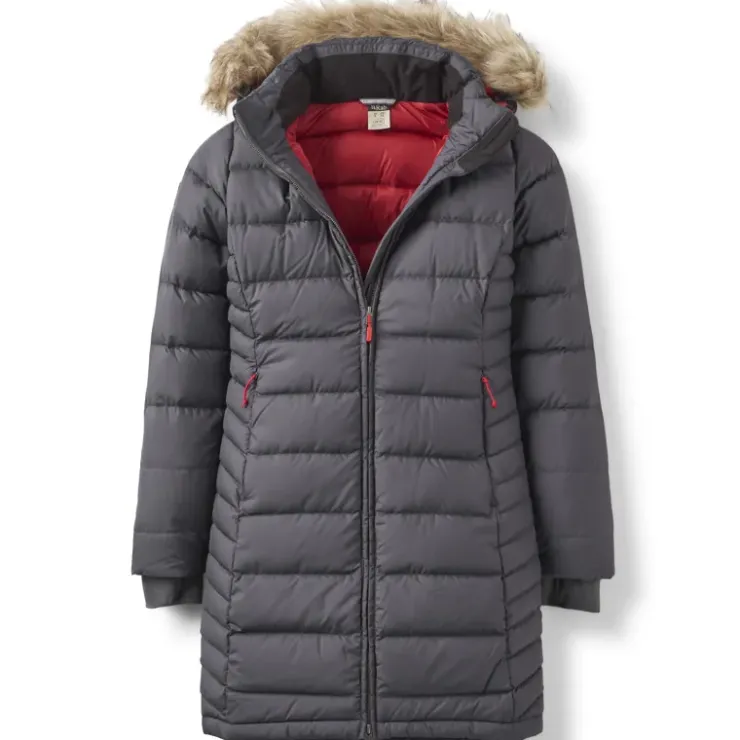 Casual Jackets-Rab Womens Deep Cover Parka - Graphene