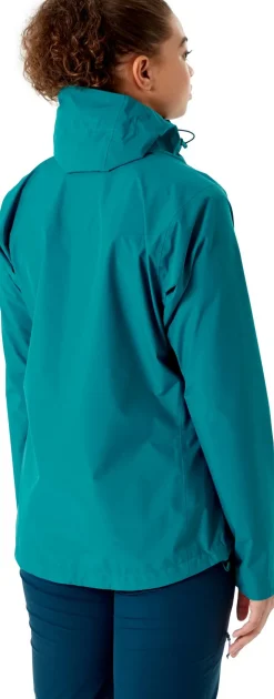 Waterproof Jackets-Rab Womens Downpour Eco Jacket - Ultramarine