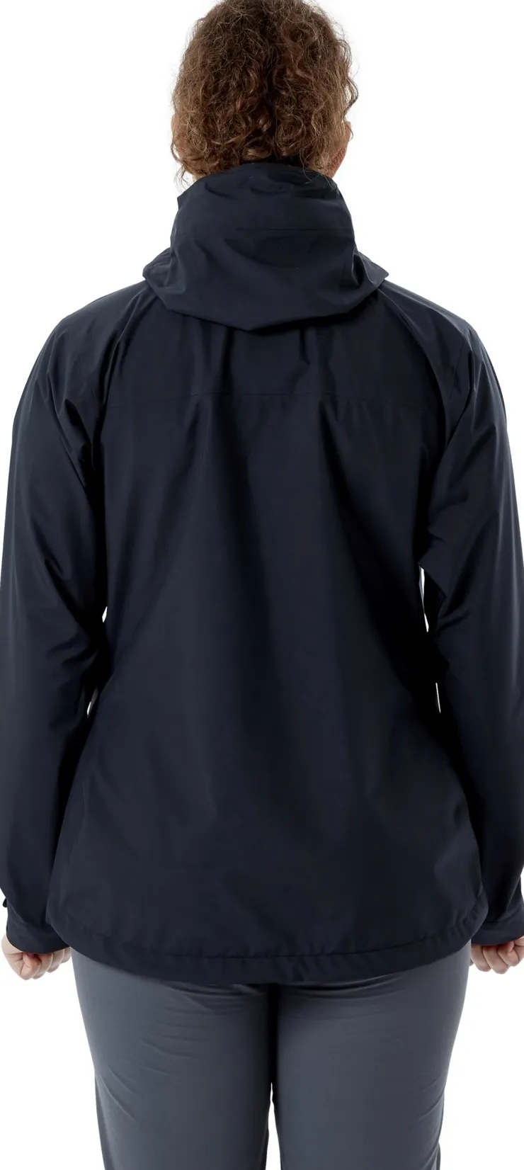 Waterproof Jackets-Rab Womens Downpour Eco Jacket - Black