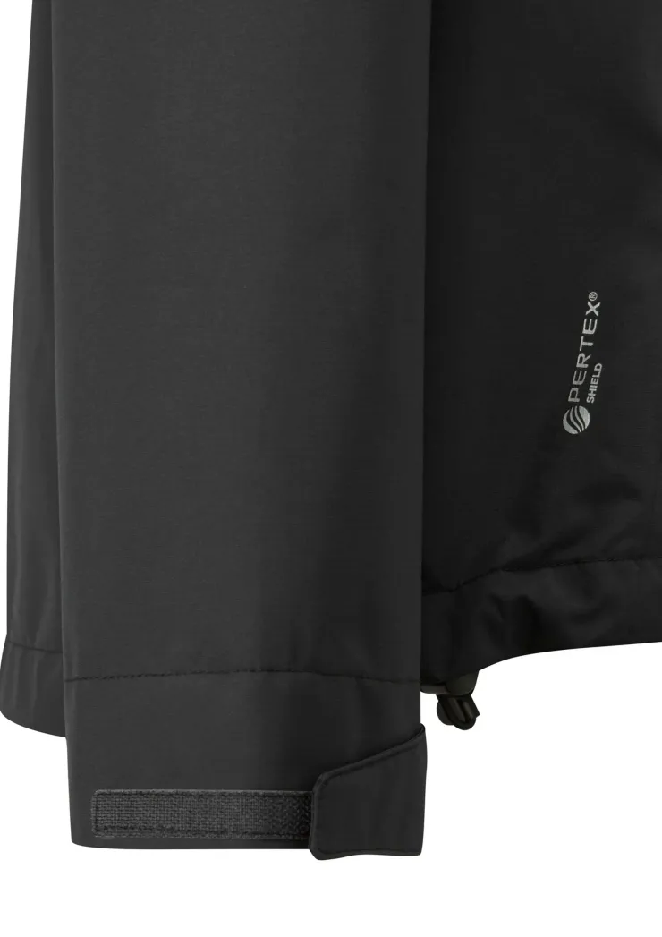 Waterproof Jackets-Rab Womens Downpour Eco Jacket - Black