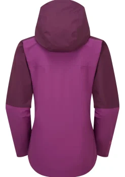 Waterproof Jackets-Rab Womens Downpour Jacket - Mulberry-Plum