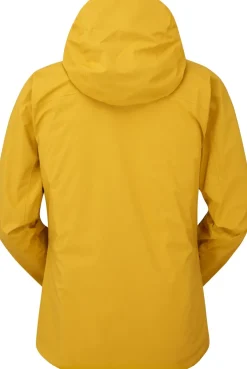 Waterproof Jackets-Rab Womens Downpour Light Jacket - Sahara