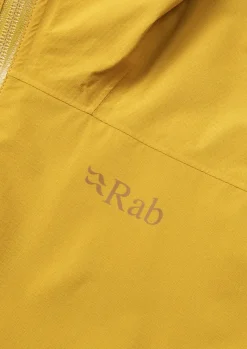 Waterproof Jackets-Rab Womens Downpour Light Jacket - Sahara