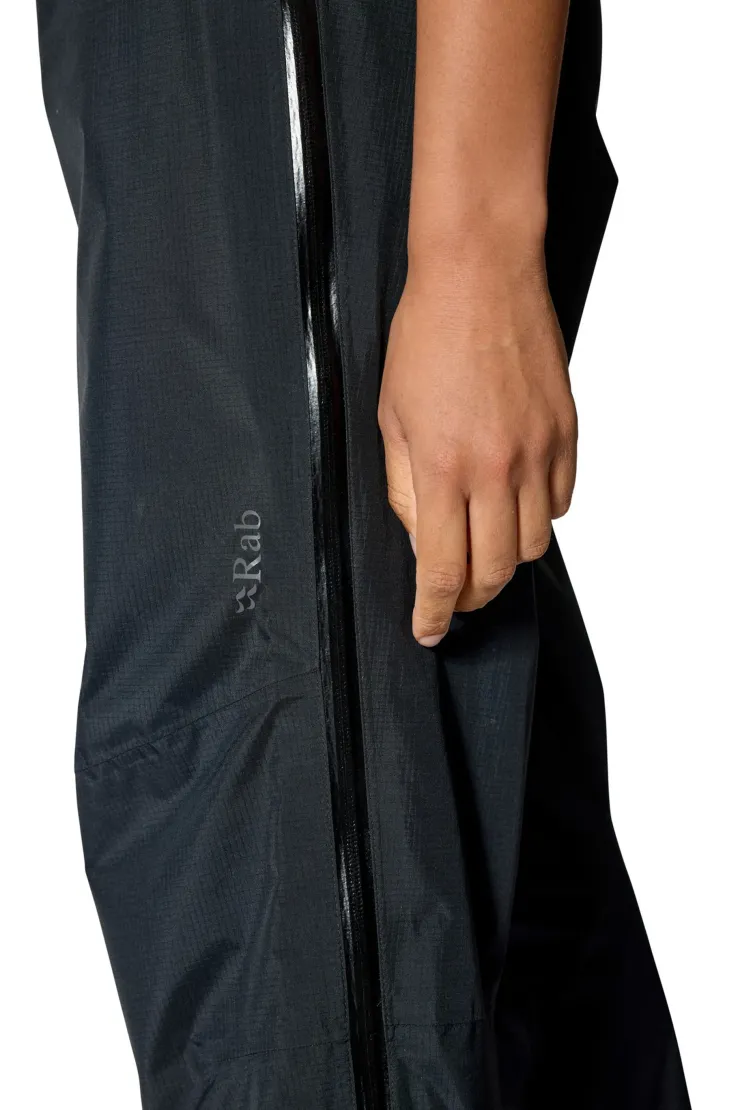 Waterproof Trousers-Rab Womens Downpour Mountain Pants - Black