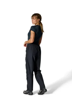 Waterproof Trousers-Rab Womens Downpour Pants - Black
