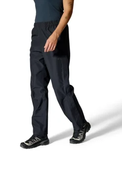 Waterproof Trousers-Rab Womens Downpour Pants - Black