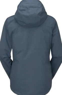 Waterproof Jackets-Rab Womens Downpour Plus 2.0 Jacket - Orion Blue