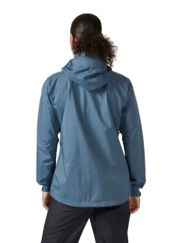 Waterproof Jackets-Rab Womens Downpour Plus 2.0 Jacket - Orion Blue