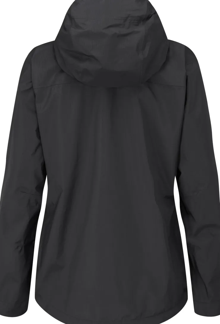 Waterproof Jackets-Rab Womens Downpour Plus 2.0 Jacket - Black