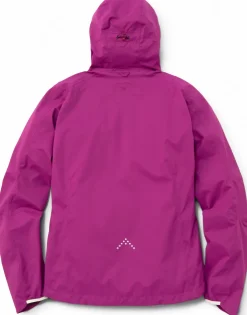 Waterproof Jackets-Rab Womens Downpour Trail Light Jacket - Plum