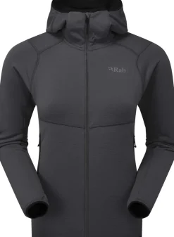 Fleece & Mid Layer-Rab Womens Evolute Hoody - Beluga