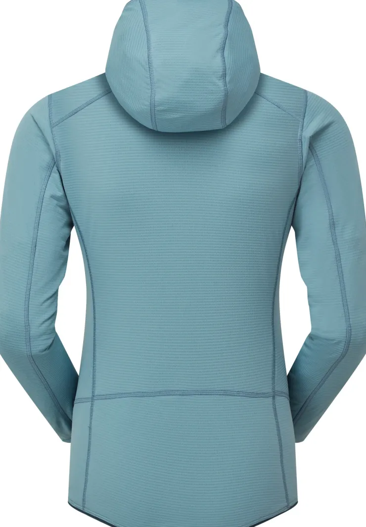 Fleece & Mid Layer-Rab Womens Evolute Hoody - Citadel