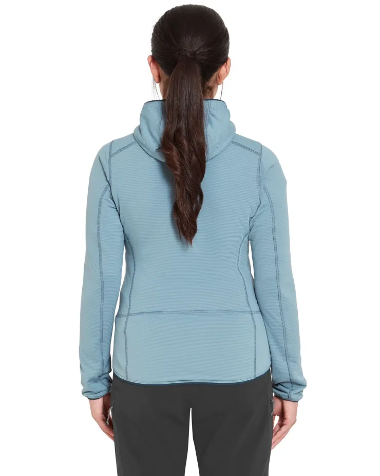 Fleece & Mid Layer-Rab Womens Evolute Hoody - Citadel