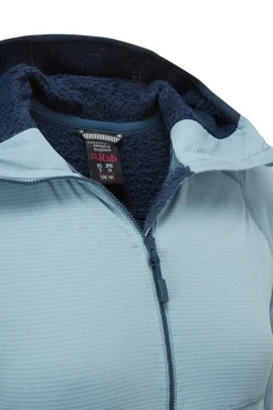 Fleece & Mid Layer-Rab Womens Evolute Hoody - Citadel