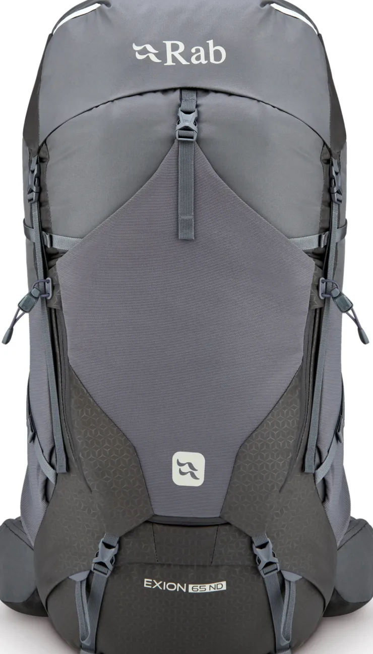 Backpacking Packs-Rab Womens Exion 65 ND Rucksack - Anthracite-Graphene