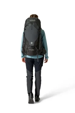 Backpacking Packs-Rab Womens Exion 65 ND Rucksack - Anthracite-Graphene