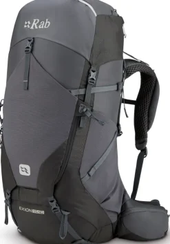 Backpacking Packs-Rab Womens Exion 55 ND Rucksack - Anthracite-Graphene - S-M