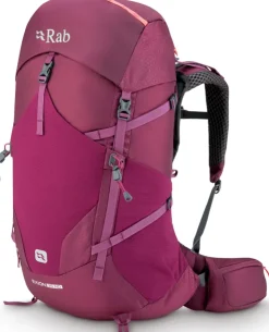 Backpacking Packs-Rab Womens Exion 35 ND Rucksack - Mulberry