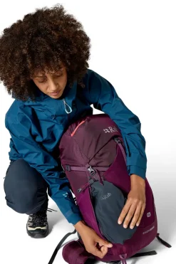Backpacking Packs-Rab Womens Exion 35 ND Rucksack - Mulberry