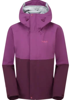Waterproof Jackets-Rab Womens Firewall Jacket - Plum-Mulberry