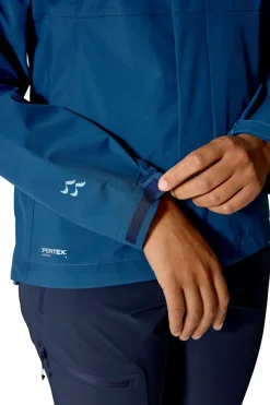 Waterproof Jackets-Rab Womens Firewall Jacket - Tempest Blue