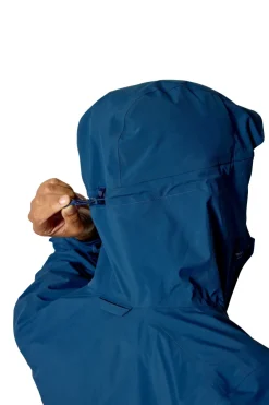 Waterproof Jackets-Rab Womens Firewall Jacket - Tempest Blue