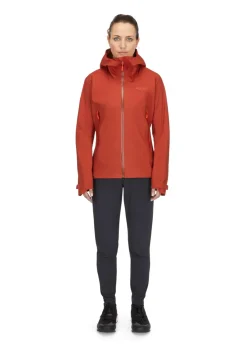 Waterproof Jackets-Rab Womens Firewall Light Jacket - Tuscan Red