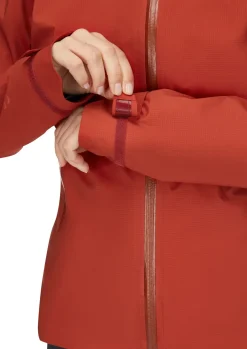 Waterproof Jackets-Rab Womens Firewall Light Jacket - Tuscan Red