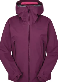 Waterproof Jackets-Rab Womens Firewall Light Jacket - Plum