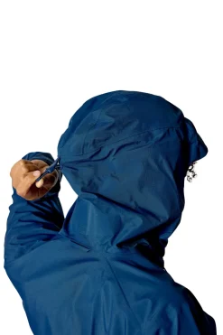 Waterproof Jackets-Rab Womens Firewall Mountain Jacket - Tempest Blue