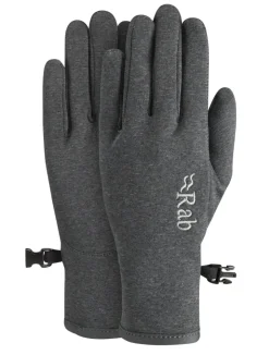 Gloves-Rab Womens Geon Gloves - Black-Steel Marl