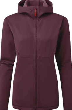 Fleece & Mid Layer-Rab Womens Geon Hoody - Deep Heather