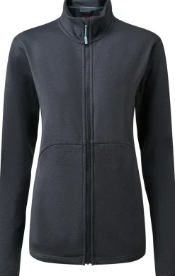 Fleece & Mid Layer-Rab Womens Geon Jacket - Black-Steel Marl