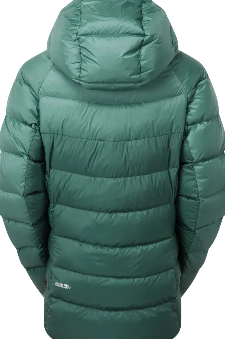 Insulated Jackets-Rab Womens Glaceon Pro Jacket - Eucalyptus-Green Slate