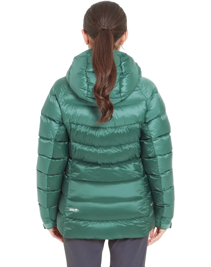 Insulated Jackets-Rab Womens Glaceon Pro Jacket - Eucalyptus-Green Slate