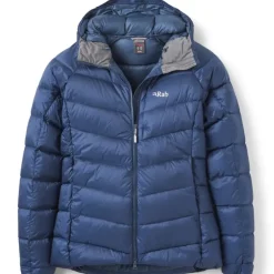 Insulated Jackets-Rab Womens Glaceon Pro Jacket - Tempest Blue