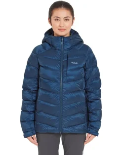 Insulated Jackets-Rab Womens Glaceon Pro Jacket - Tempest Blue