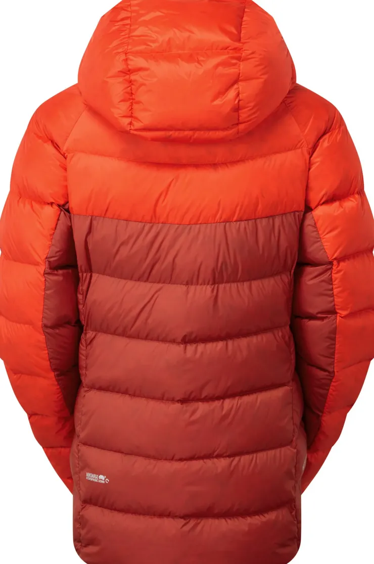 Insulated Jackets-Rab Womens Glaceon Pro Jacket - Red Grapefruit-Tuscan Red