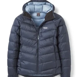 Insulated Jackets-Rab Womens Glaceon Pro Jacket - Beluga