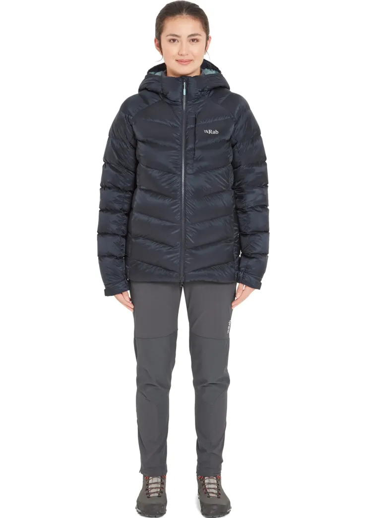 Insulated Jackets-Rab Womens Glaceon Pro Jacket - Beluga